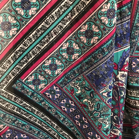 CATHERINES Open Front Cardigan Kimono Bohemian Tunic Blouse Women’s Plus Size 4X - Picture 3 of 16